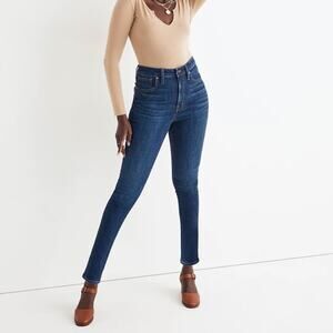 Madewell Jeans | Medium Wash Stretchy Ankle Skinny Jeans Jeggings Pockets Sz 28